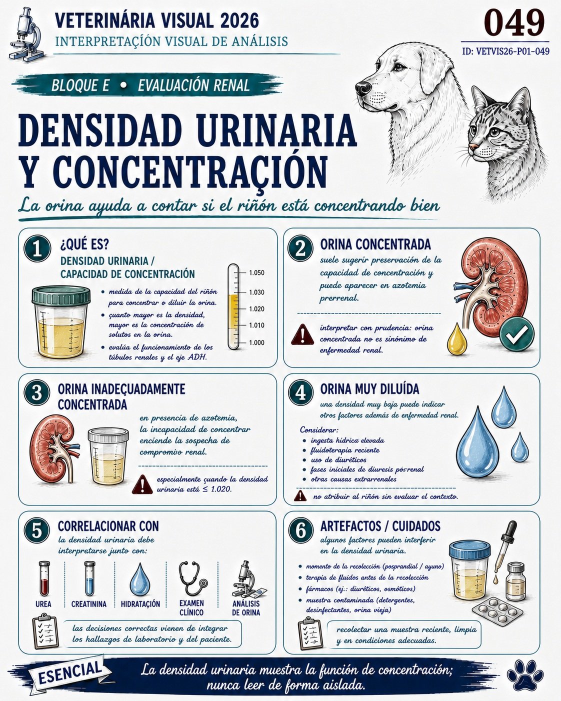 Densidad urinaria y concentración